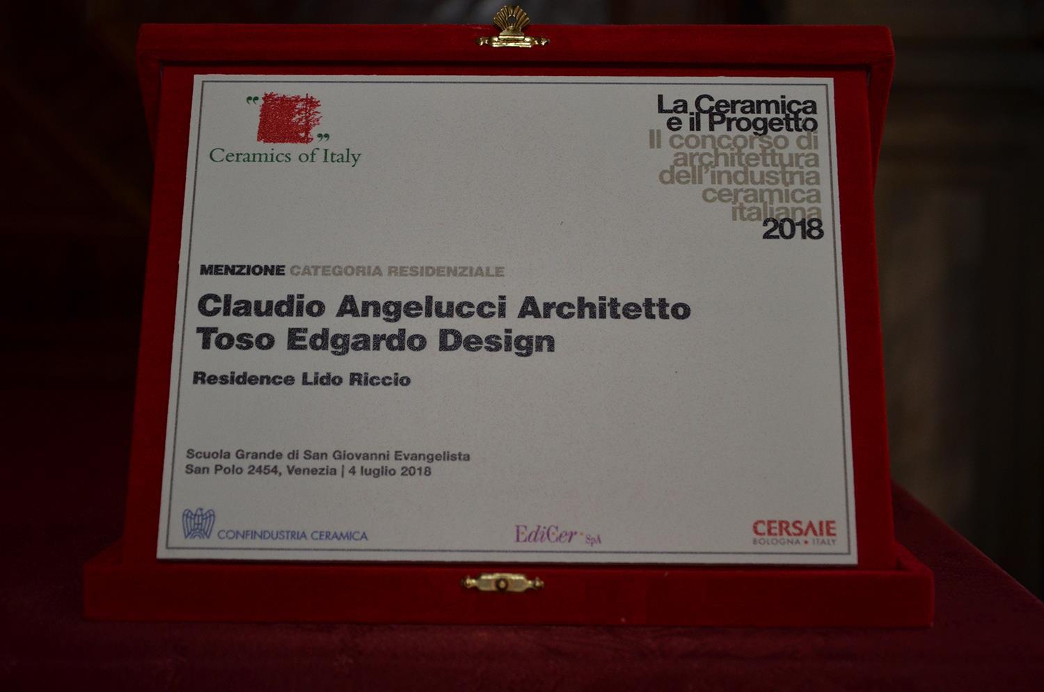 Cotto d’Este riceve menzione d’onore al concorso “La Ceramica e il Progetto 2018”: Foto 3